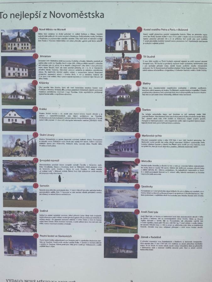 Apartmán Studnice na Vysočině Nove Mesto na Morave Esterno foto
